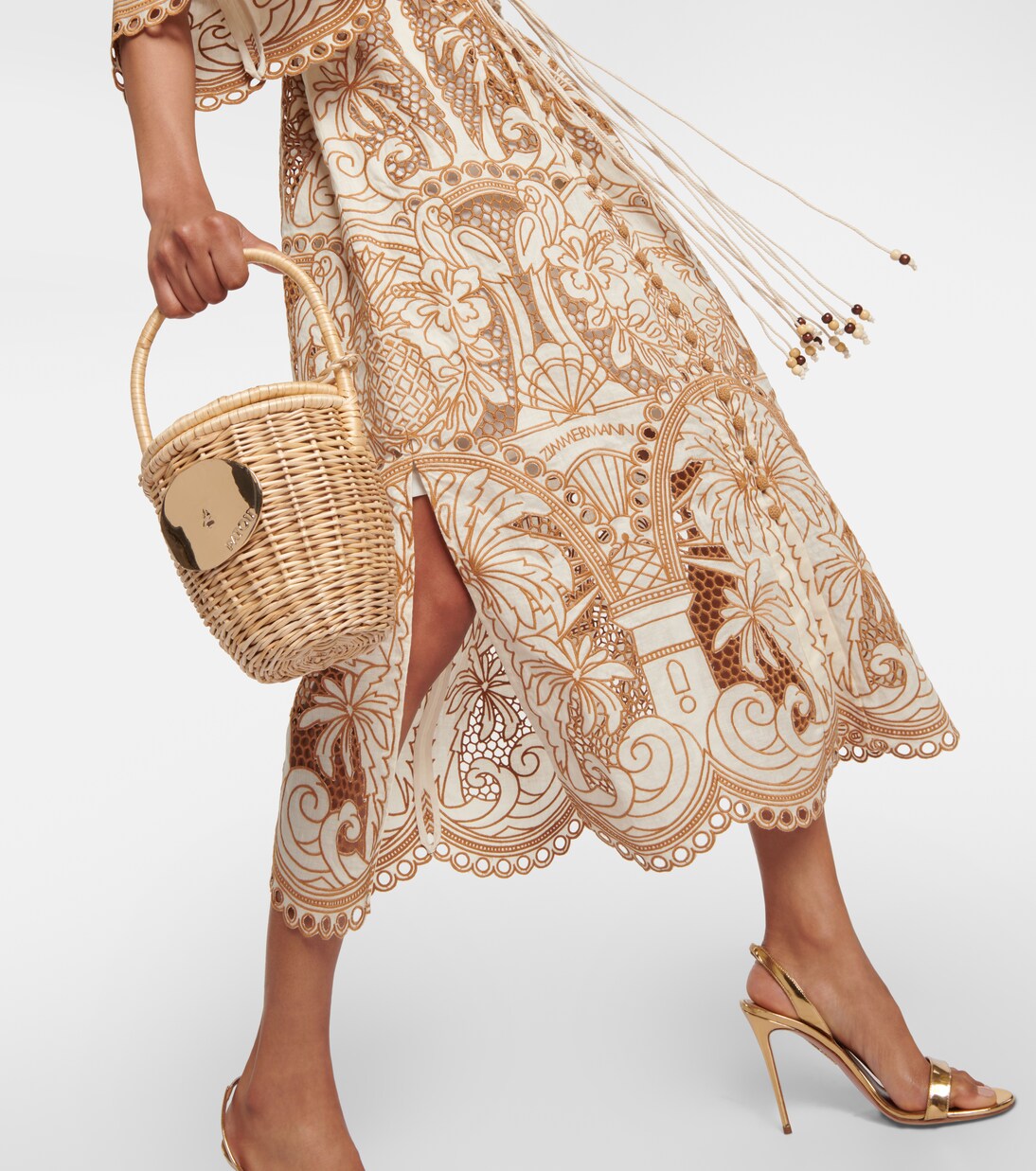 Abito camicia Ginger in broderie anglaise | Zimmermann