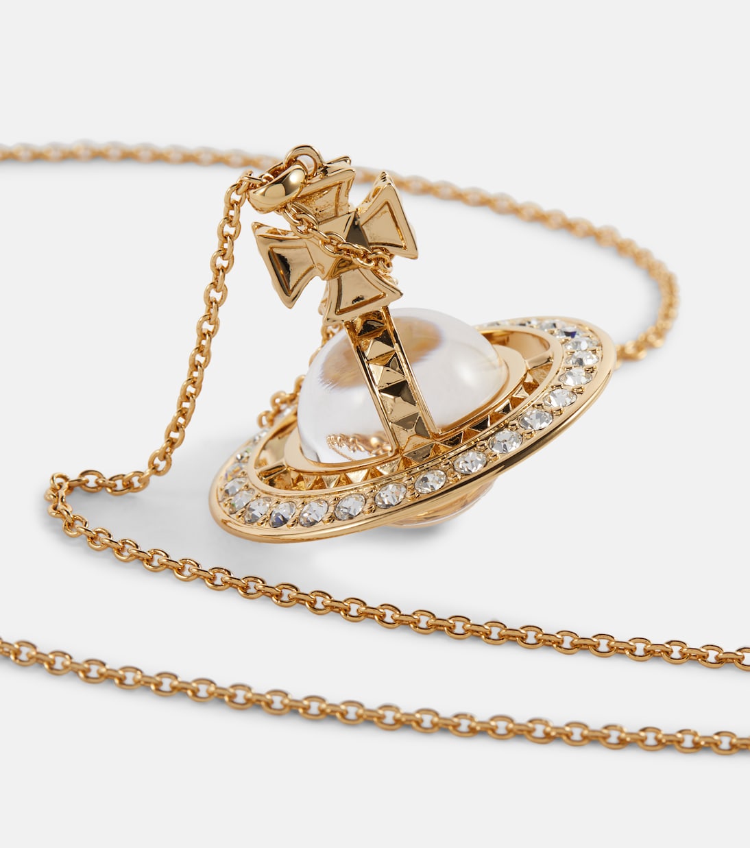VIVIENNE WESTWOOD Collana Pendente con Cristalli Elegante per Giovani