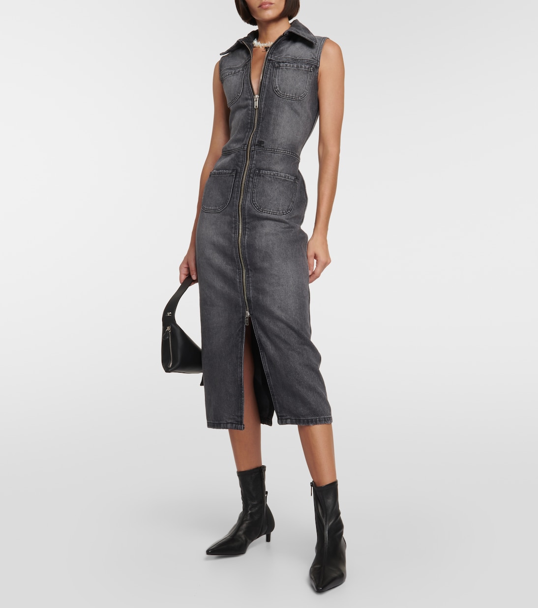 Bottines Scuba en cuir | Courrèges
