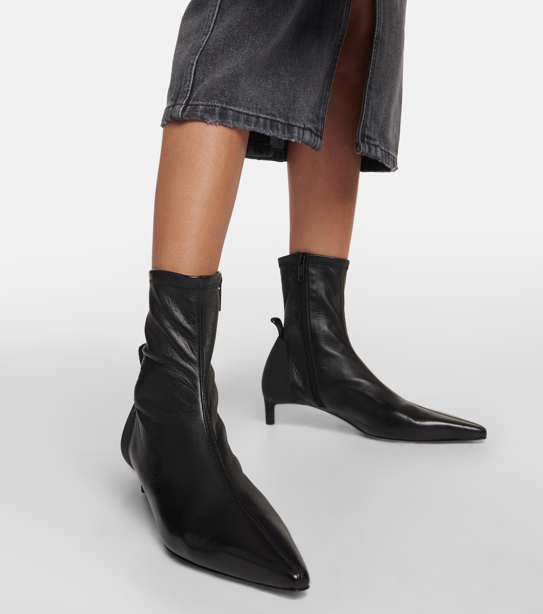 Bottines Scuba en cuir | Courrèges