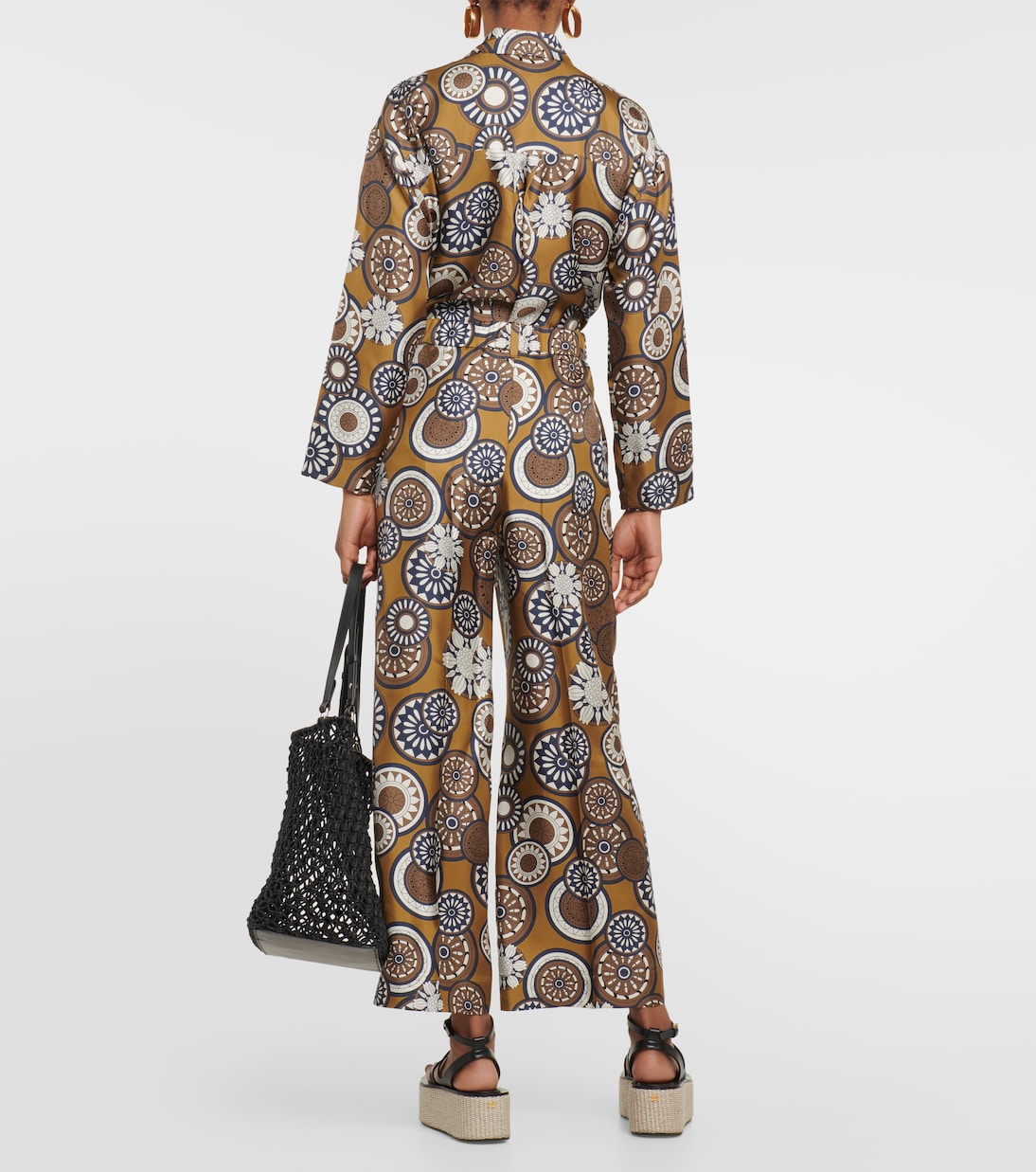 Pantalon Timeb à taille haute en crêpe de soie | 'S Max Mara