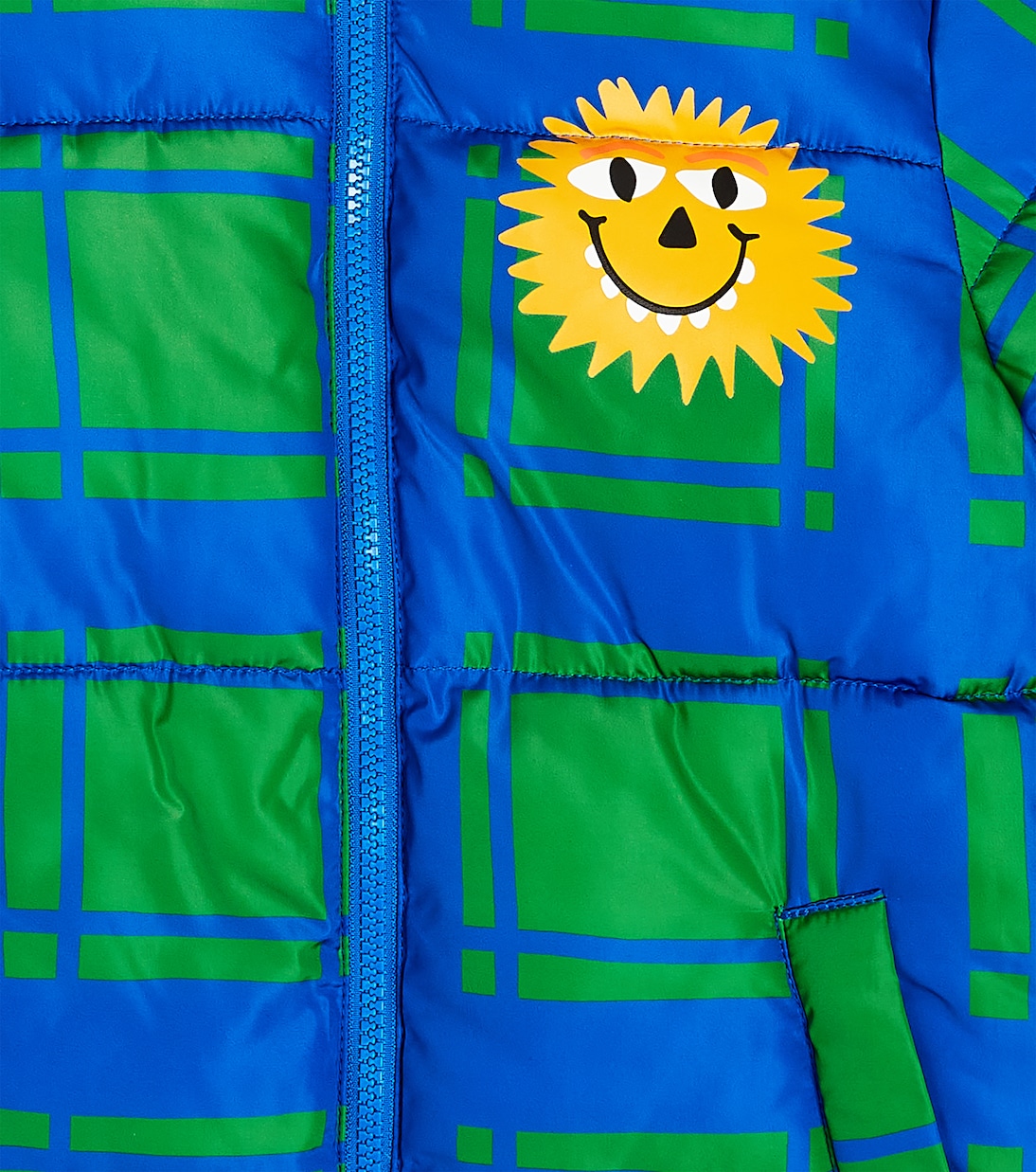 Checked puffer jacket | Stella McCartney Kids