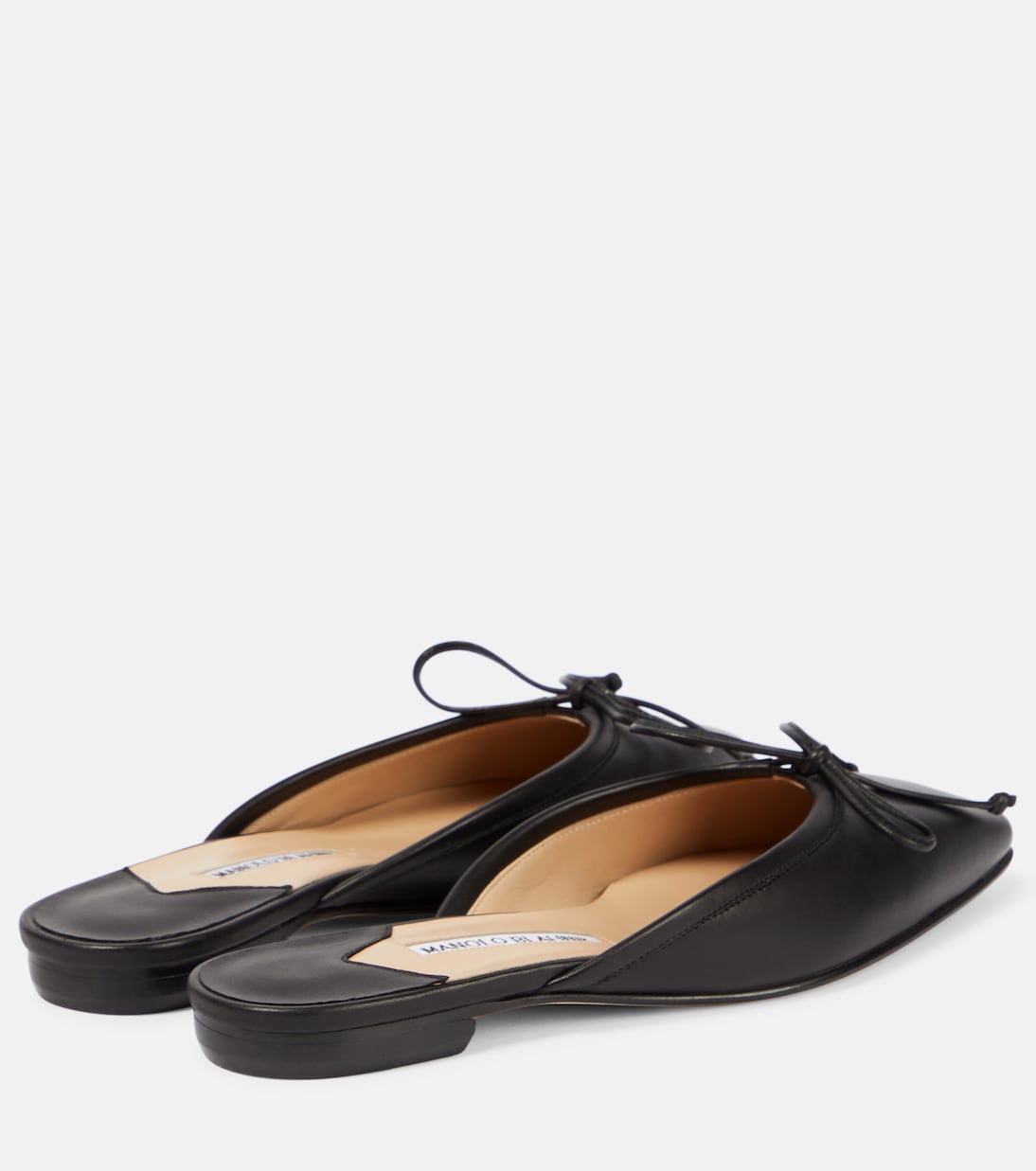 Ballerimu leather slippers  | Manolo Blahnik