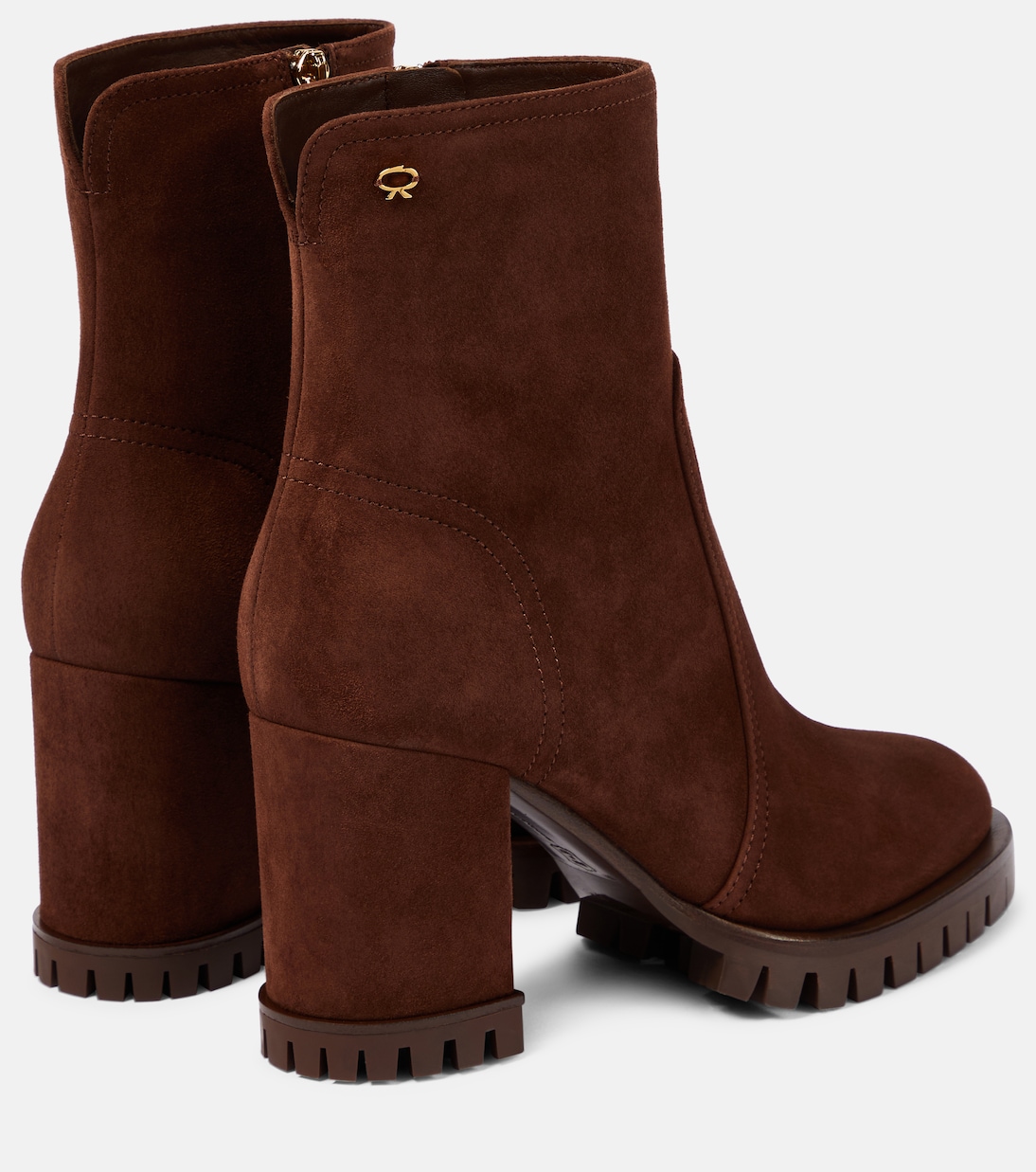 Ankle Boots Timber aus Veloursleder | Gianvito Rossi