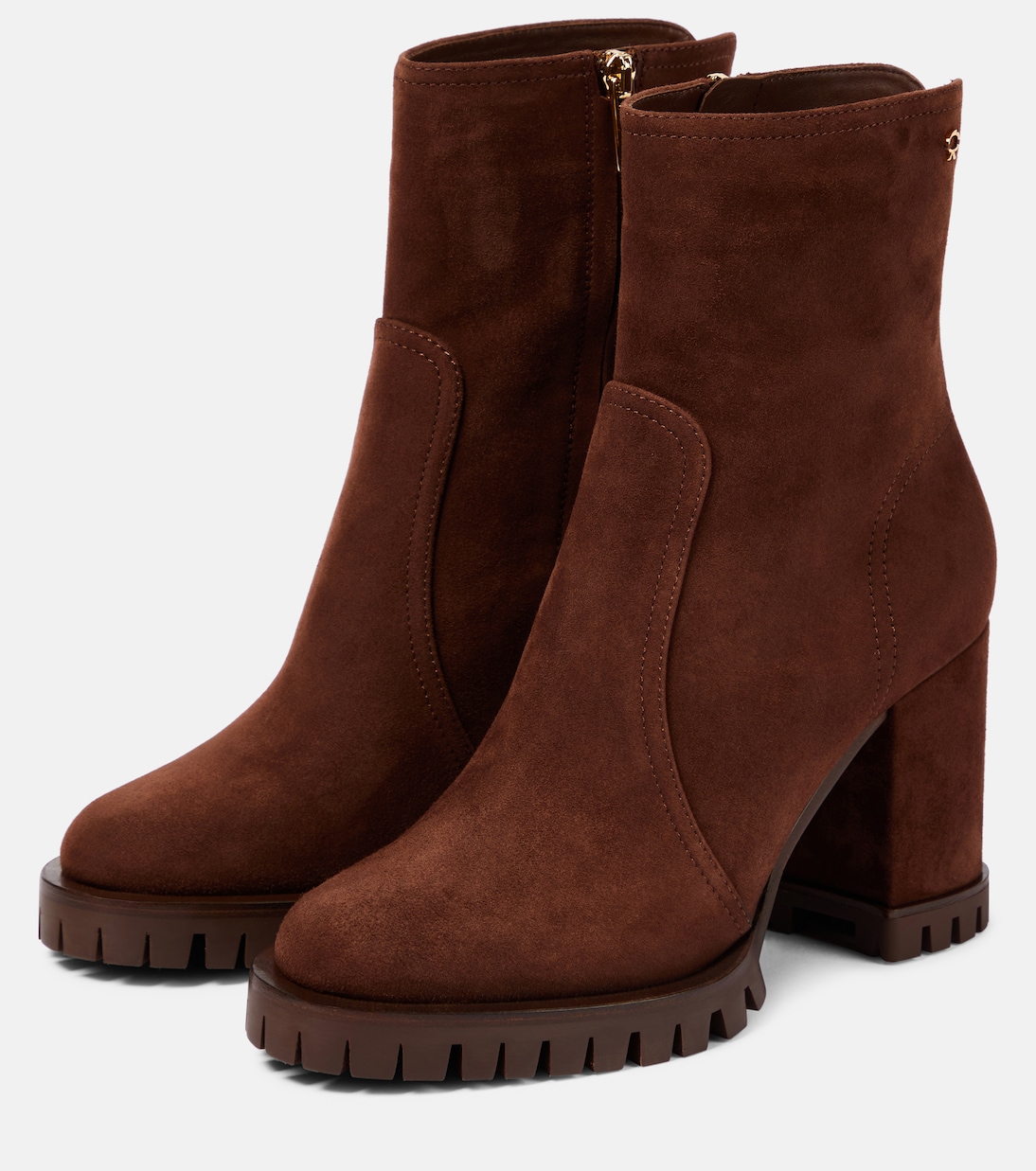 Ankle Boots Timber aus Veloursleder | Gianvito Rossi