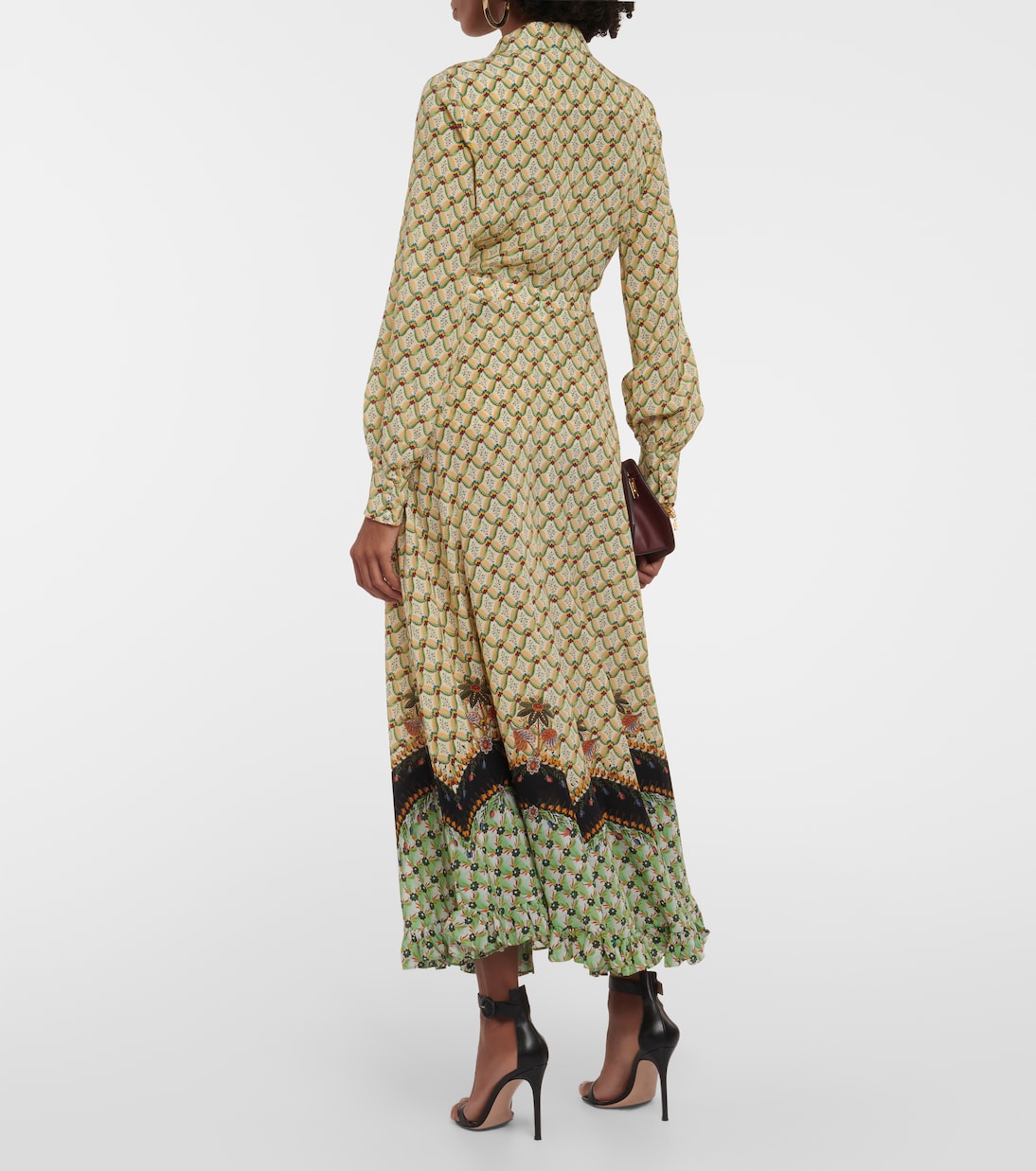 Printed high-rise maxi skirt | Etro