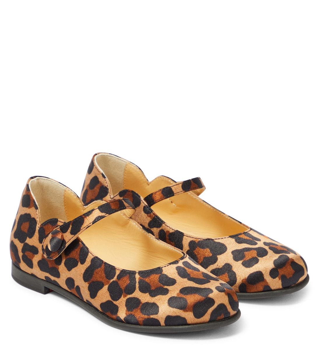 Melodie printed satin ballet flats | Christian Louboutin Kids