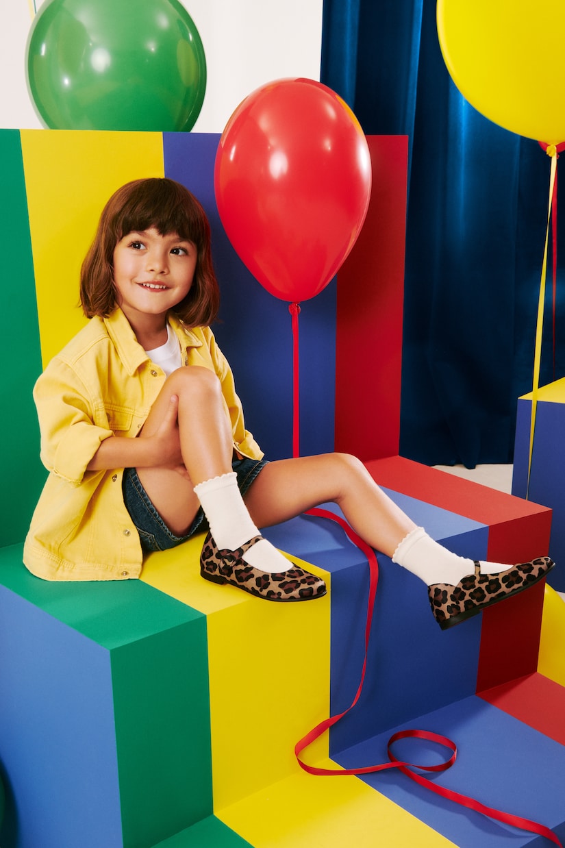 Melodie printed satin ballet flats | Christian Louboutin Kids
