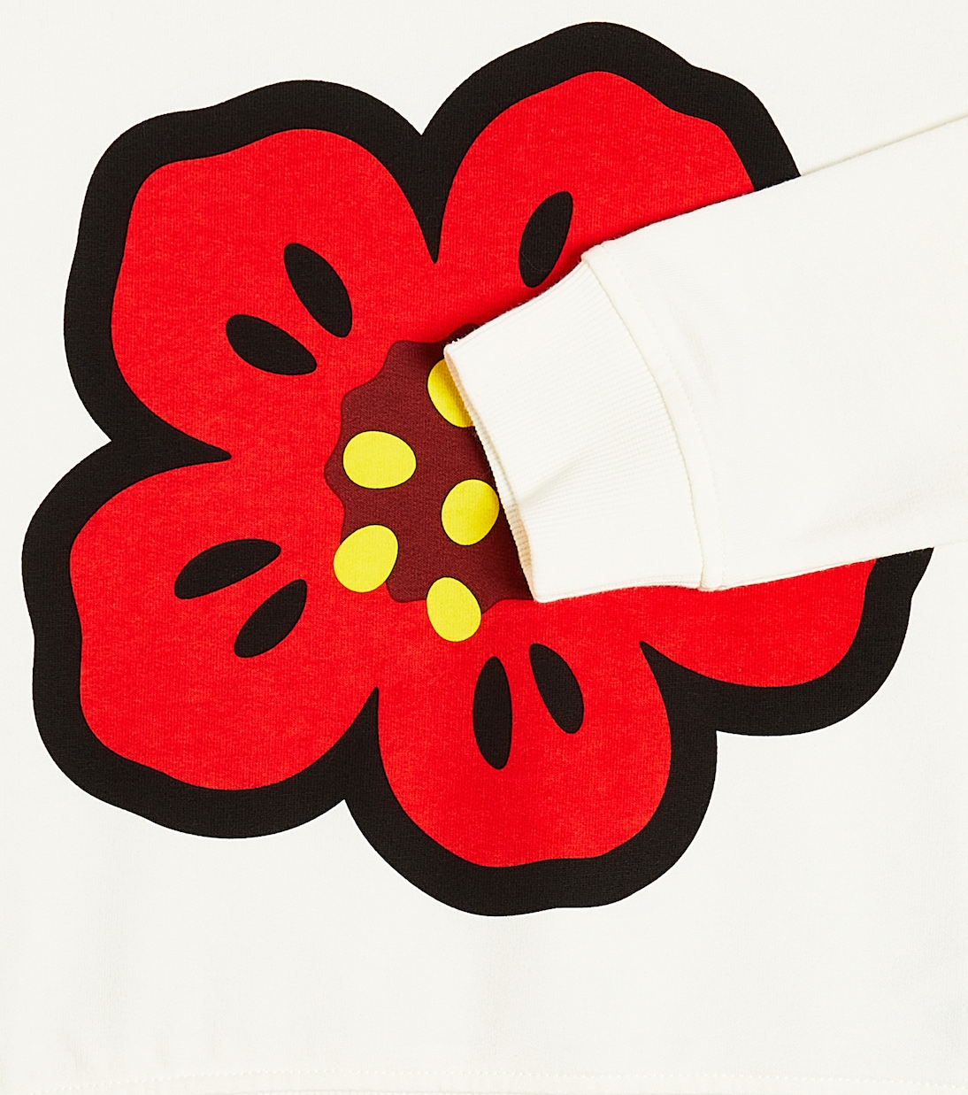Printed cotton jersey sweatshirt | Kenzo Kids
