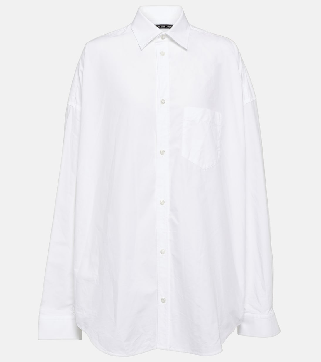Camicia in cotone con logo | Balenciaga