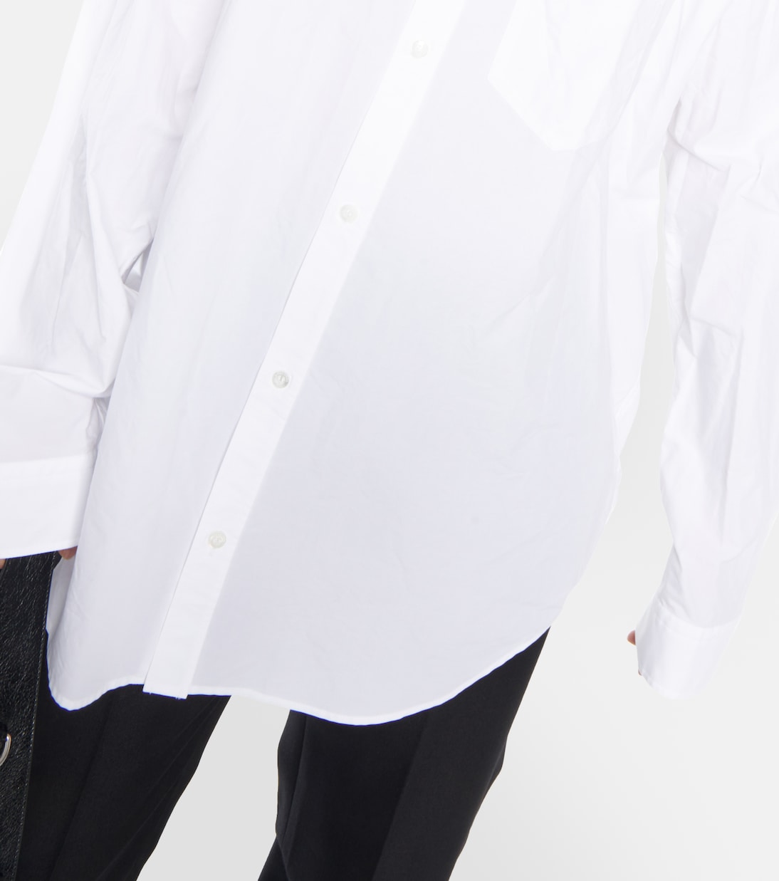 Camicia in cotone con logo | Balenciaga
