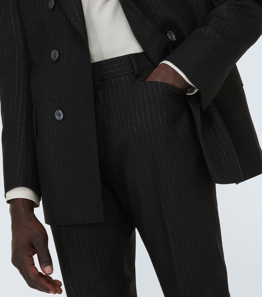 Schmale Hose Atticus aus einem Mohairgemisch | Tom Ford