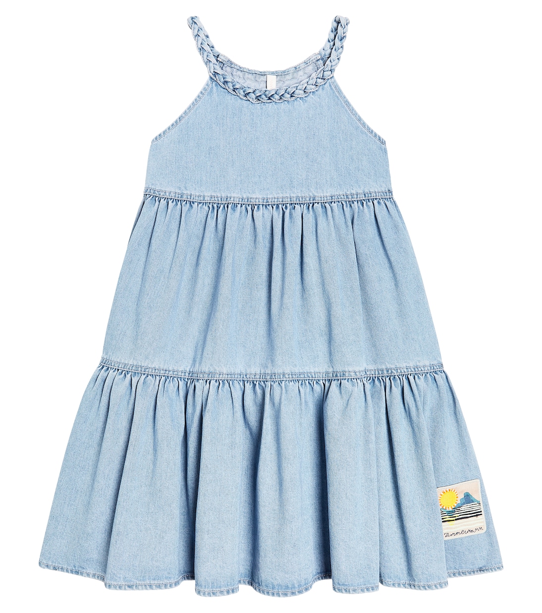 Kleid August aus Denim | Zimmermann Kids