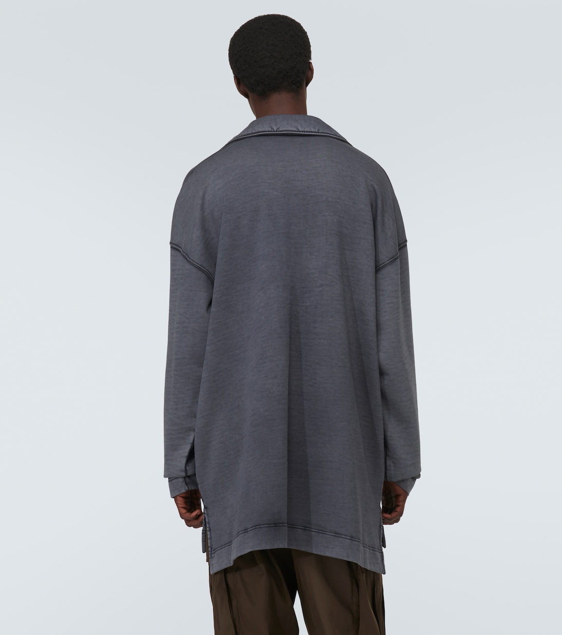 Felpa oversize Hassette in jersey di cotone | Dries Van Noten