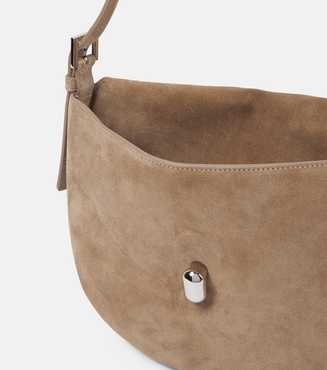 Tondo Small suede shoulder bag | Savette