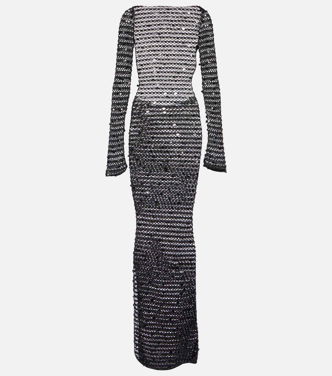 Sequined open-back maxi dress | Aya Muse