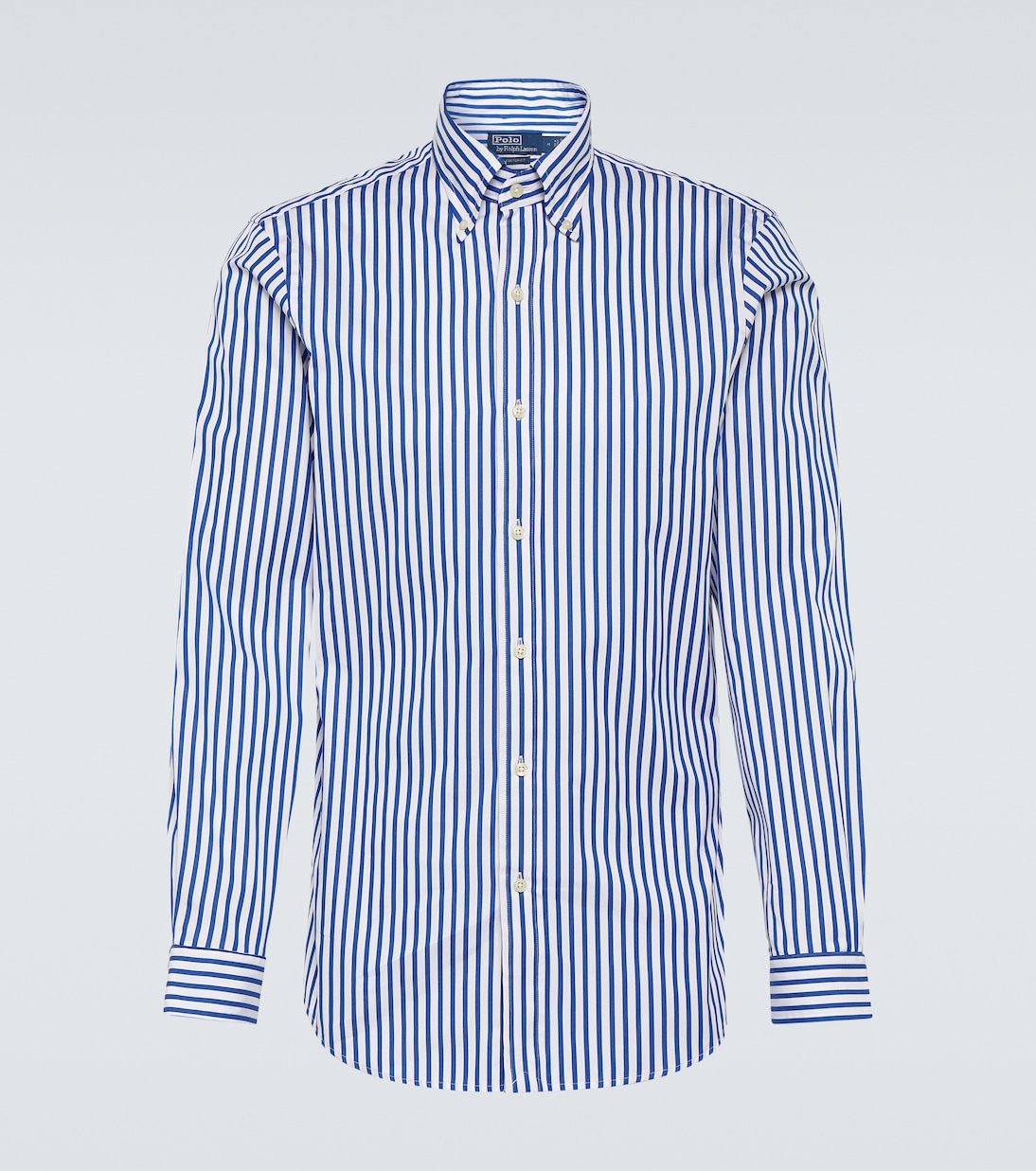 Ralph lauren striped cotton shirt deals
