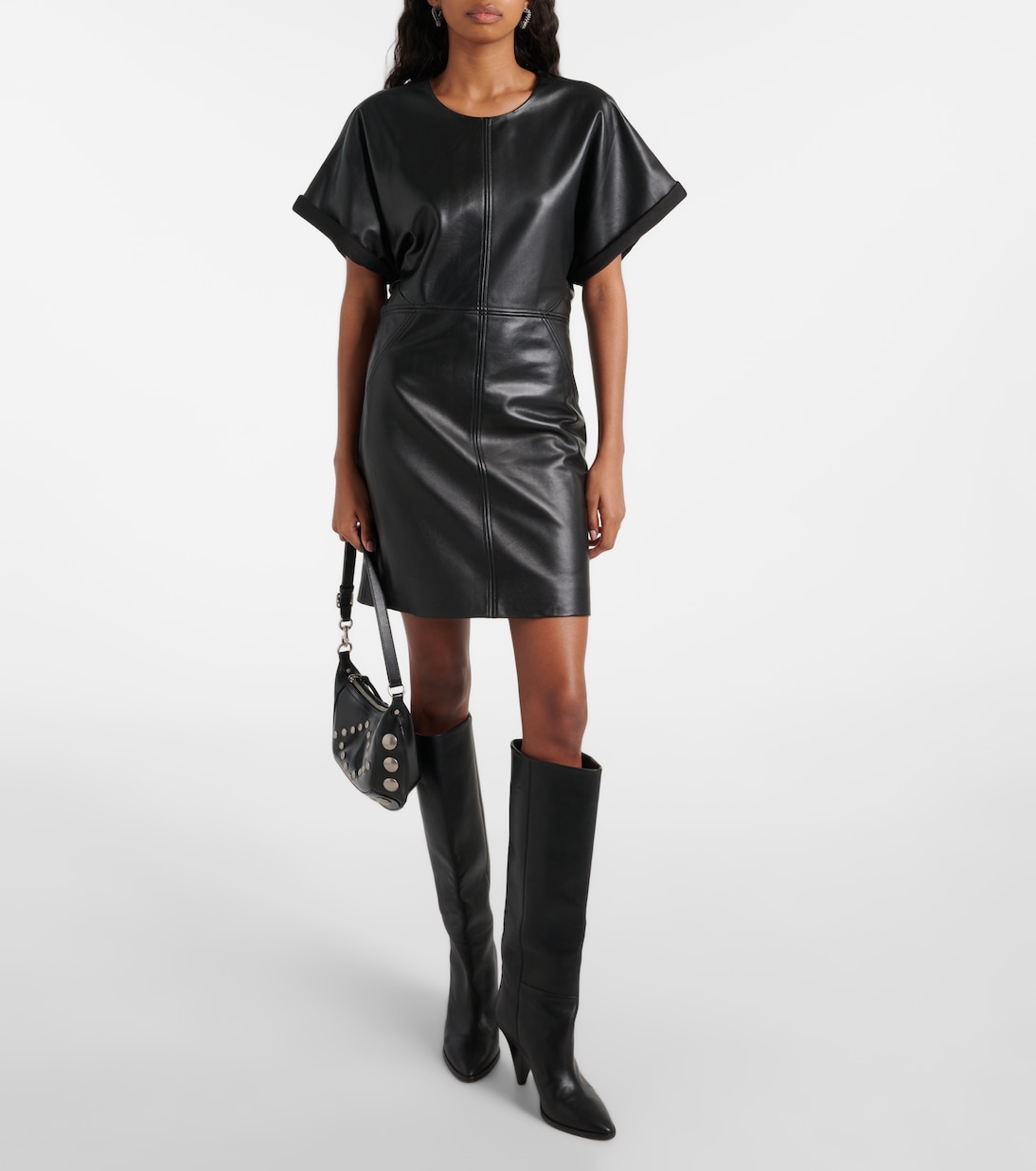 Minikleid Faustilia aus Leder | Isabel Marant