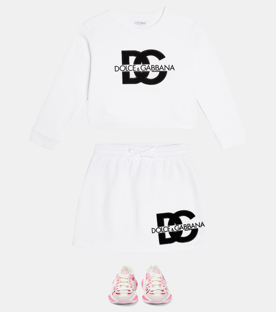 Sudadera DG de jersey de algodón | Dolce&Gabbana Kids
