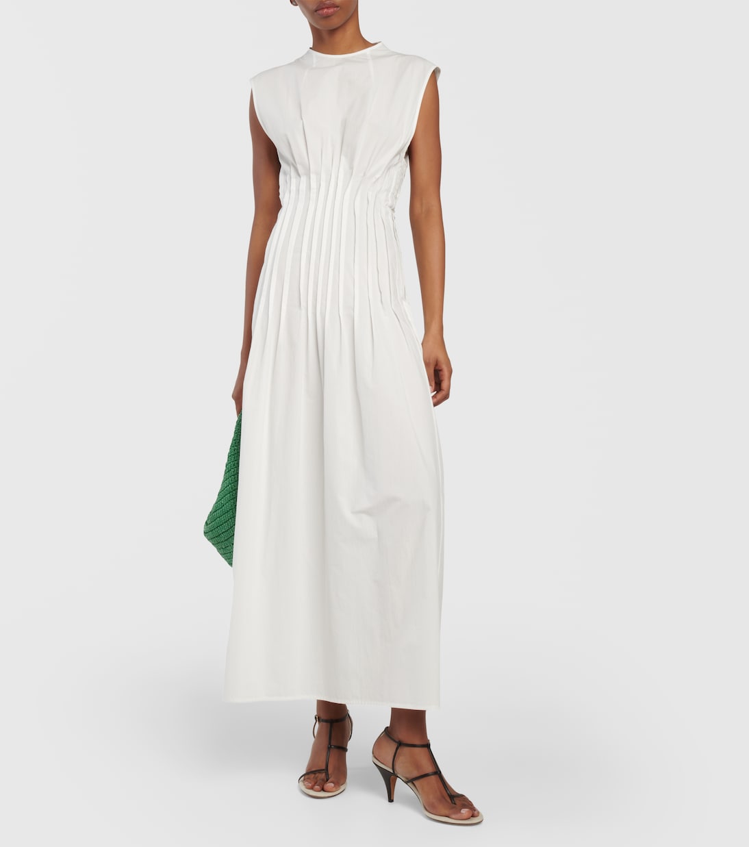 Robe longue Wes en coton | Khaite