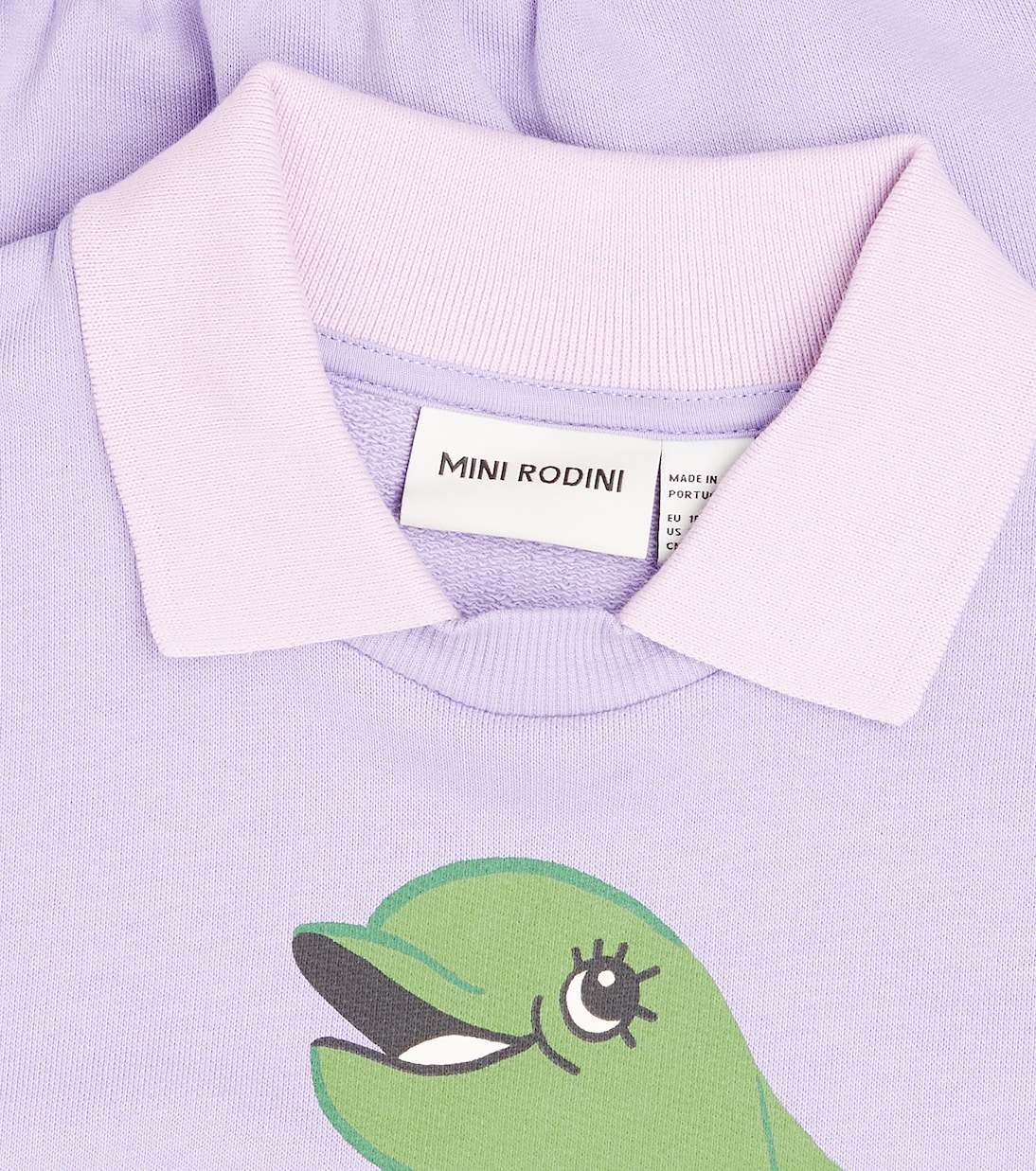 Sudadera Dolphin de algodón estampada | Mini Rodini