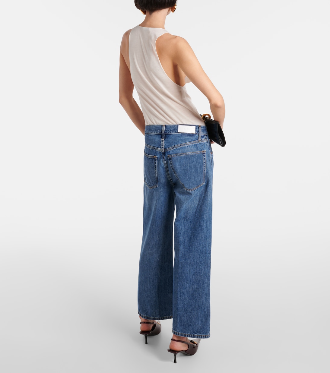 Jeans Loose Crop a vita alta  | Re/Done
