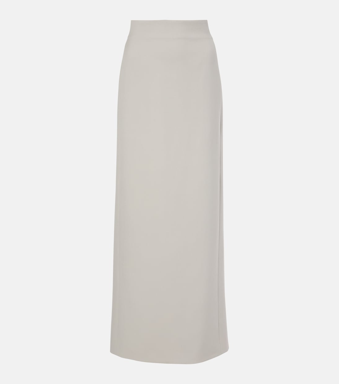 Jupe longue Column en laine vierge | Wardrobe.NYC