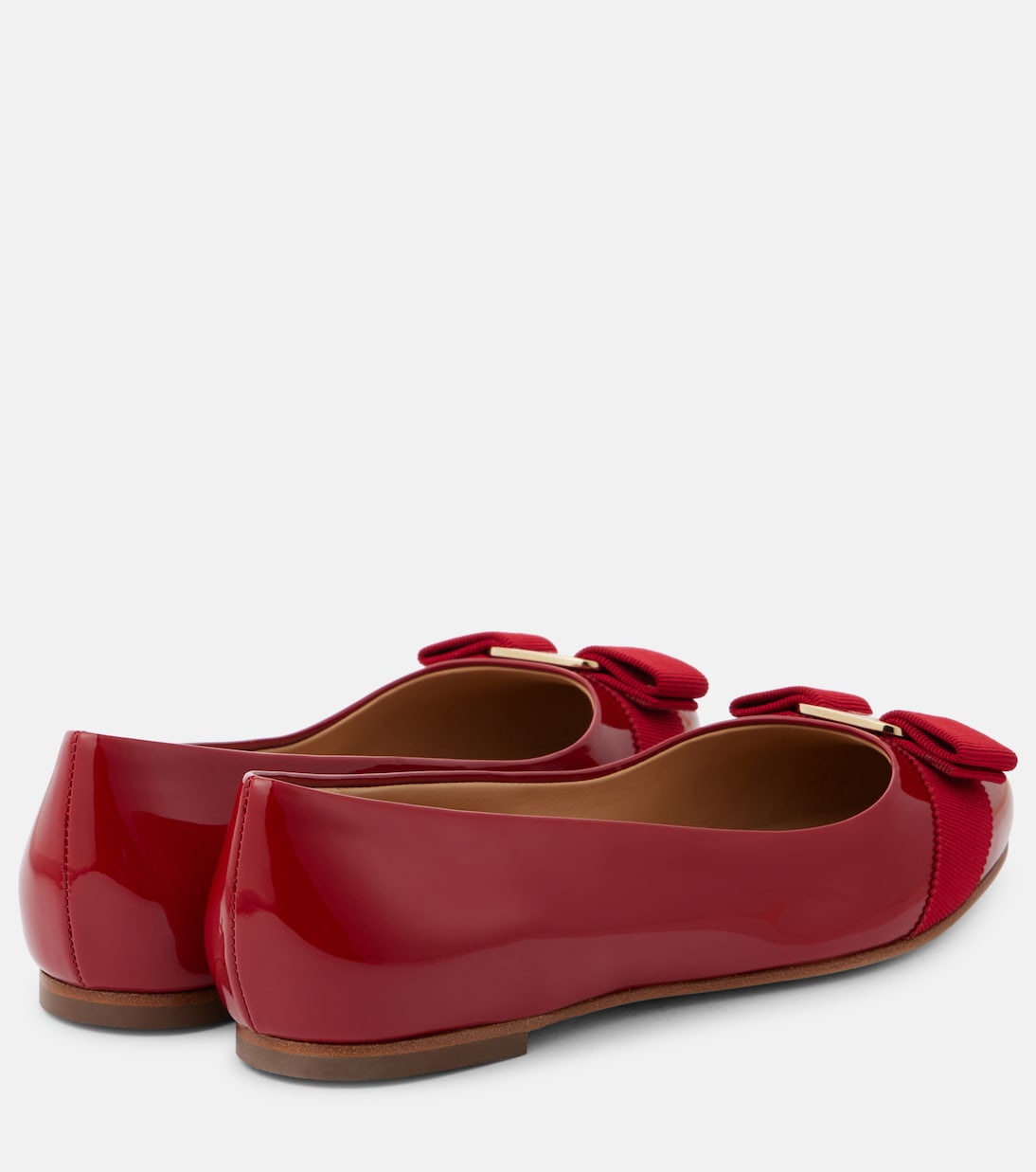 Varina patent leather ballet flats  | Ferragamo