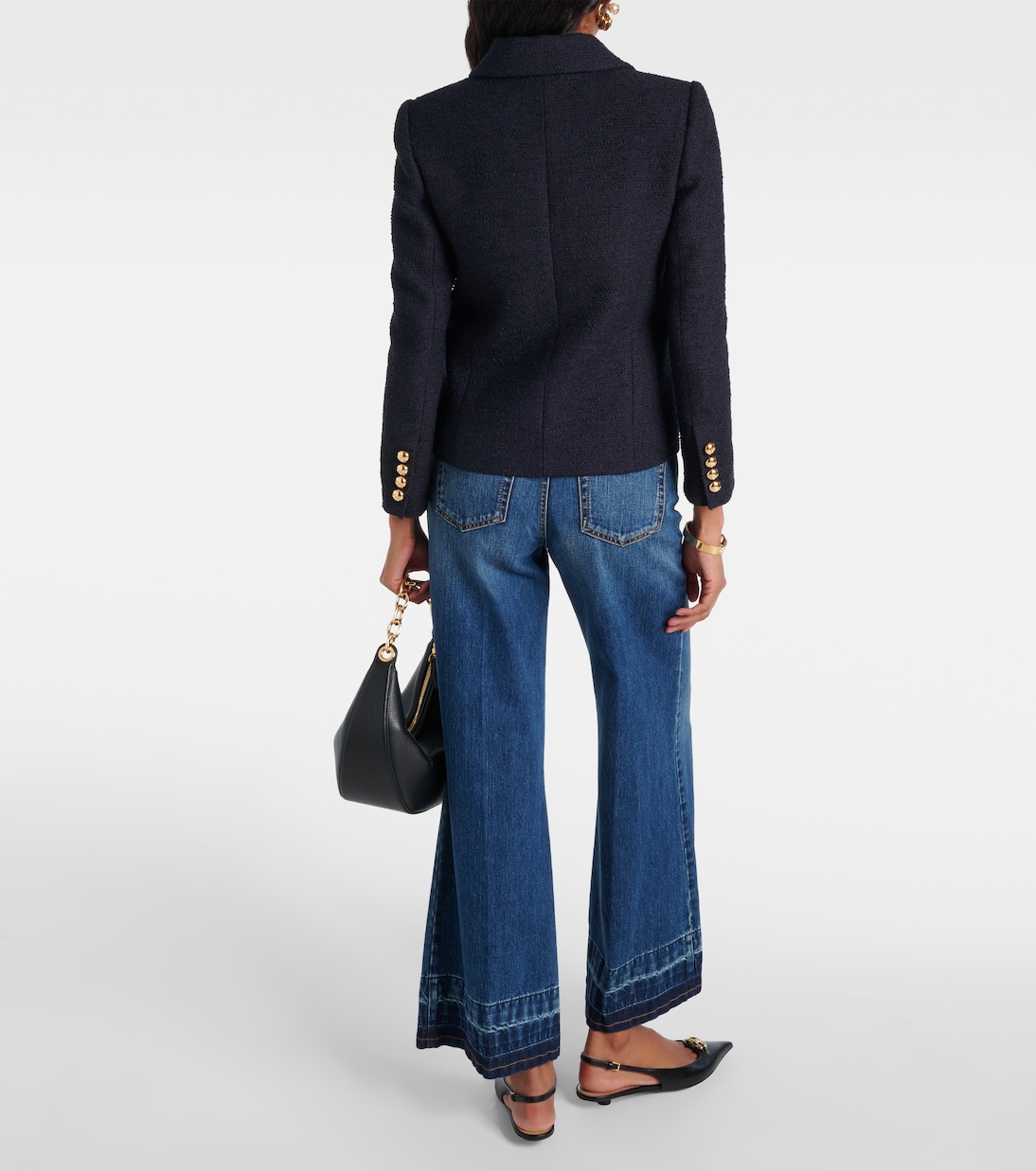 Chaqueta de tweed con VLogo Signature | Valentino