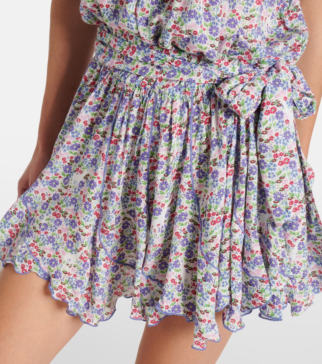 Miniabito Bianca con stampa floreale | Poupette St Barth