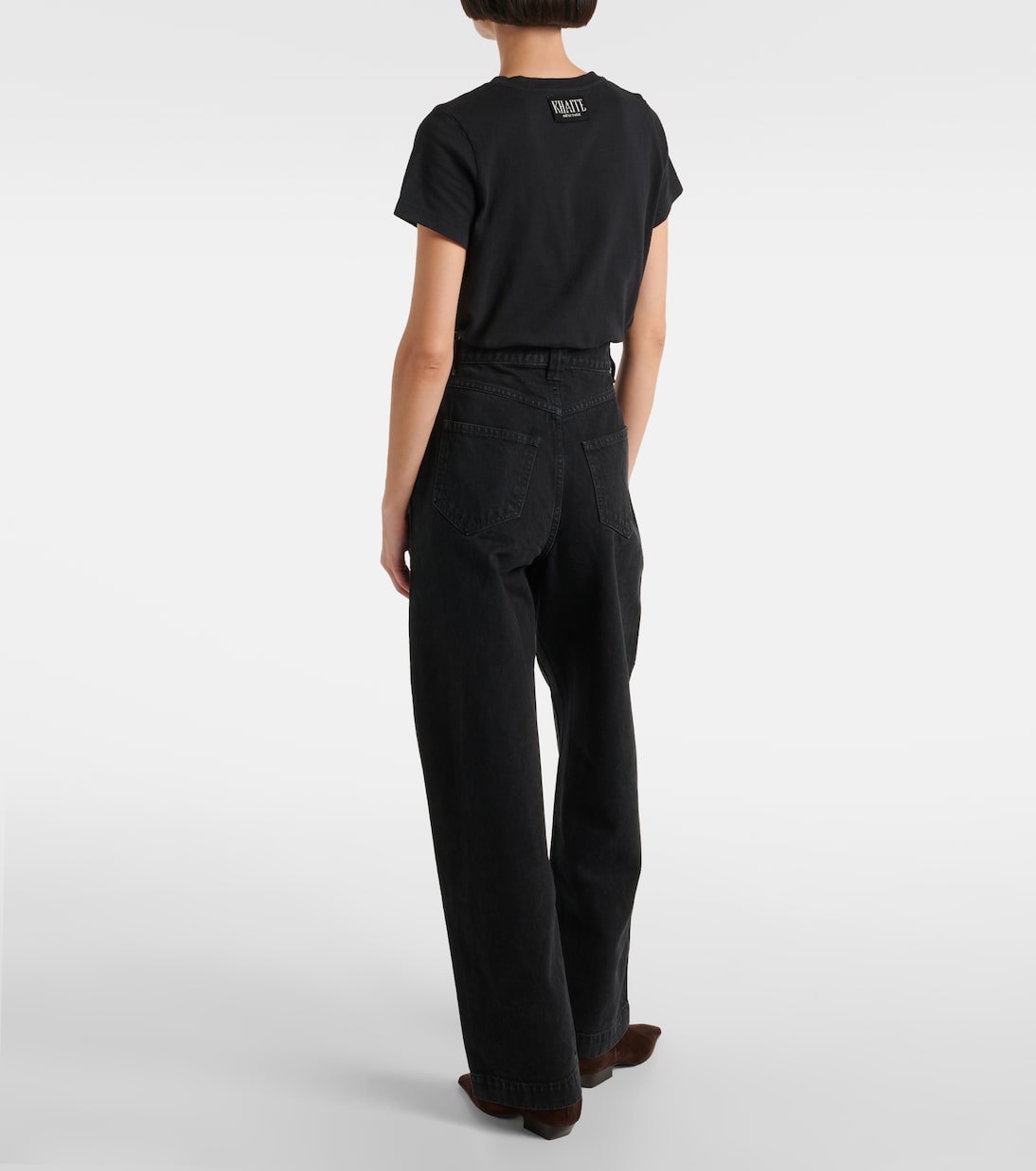 Jeans regular Hewitt a vita alta | Khaite