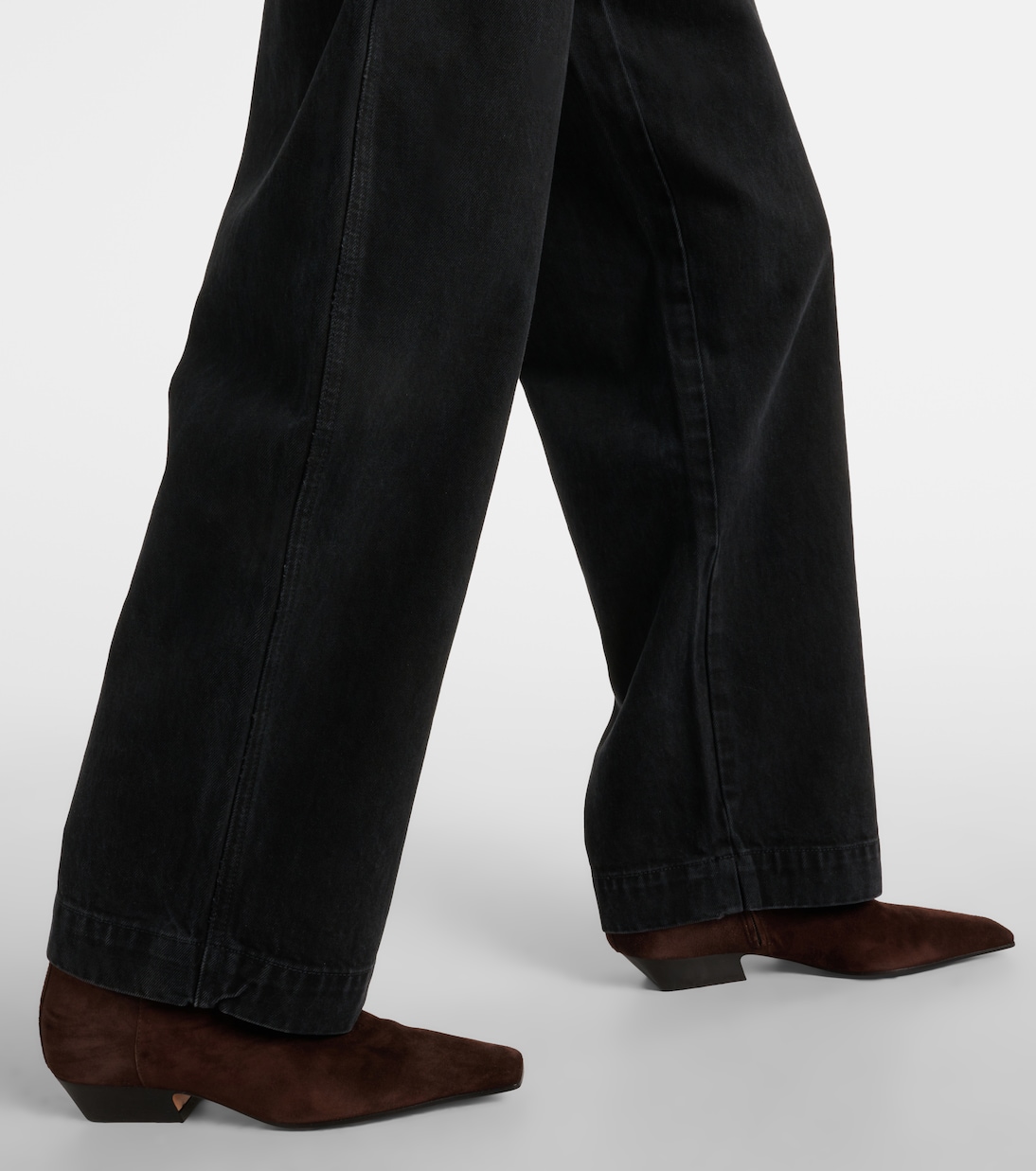 Jeans regular Hewitt a vita alta | Khaite