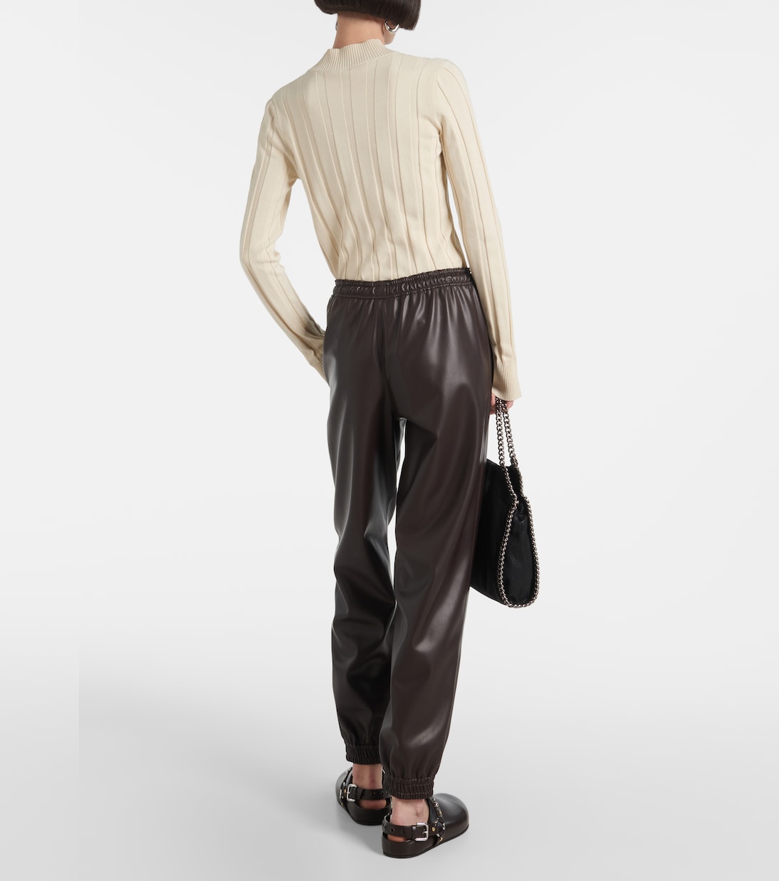 Jogginghose aus Lederimitat | Stella McCartney