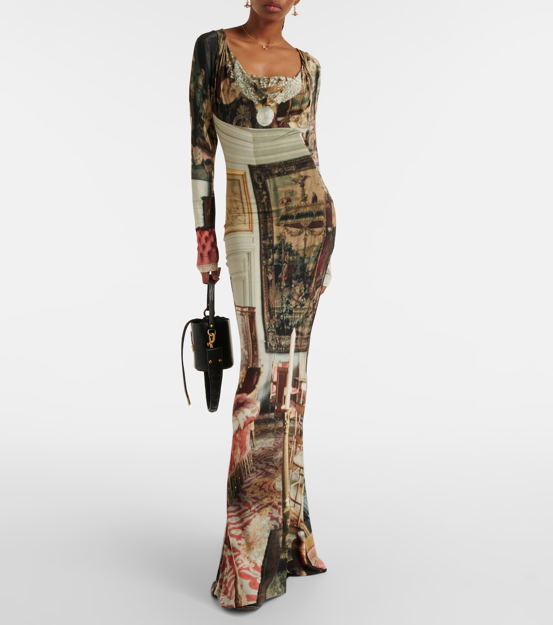 Saloon printed maxi dress | Vivienne Westwood