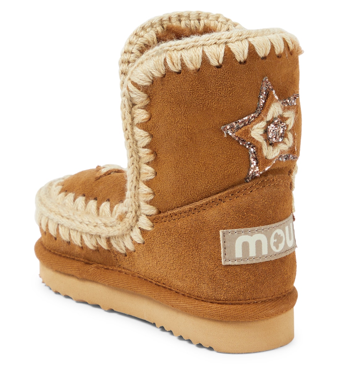 Bottines en daim et shearling | Mou Kids