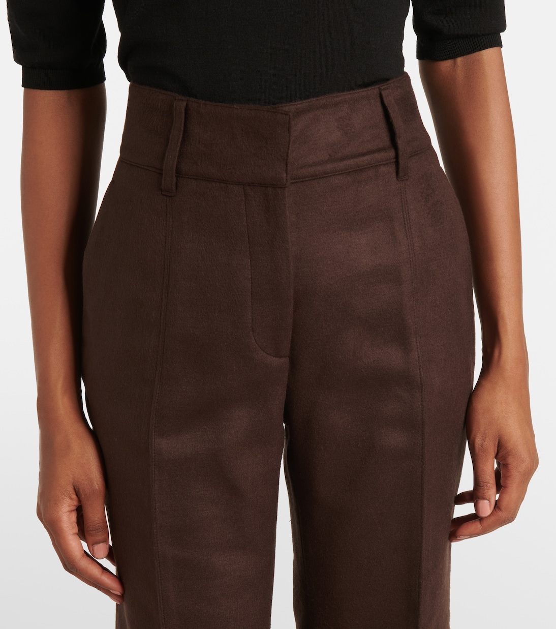 Pantaloni flared Rhein in seta | Gabriela Hearst