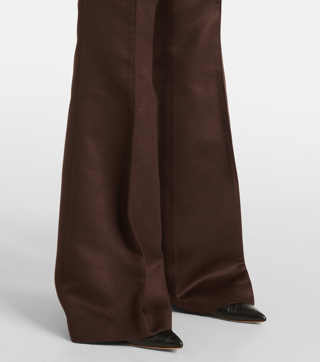 Pantaloni flared Rhein in seta | Gabriela Hearst
