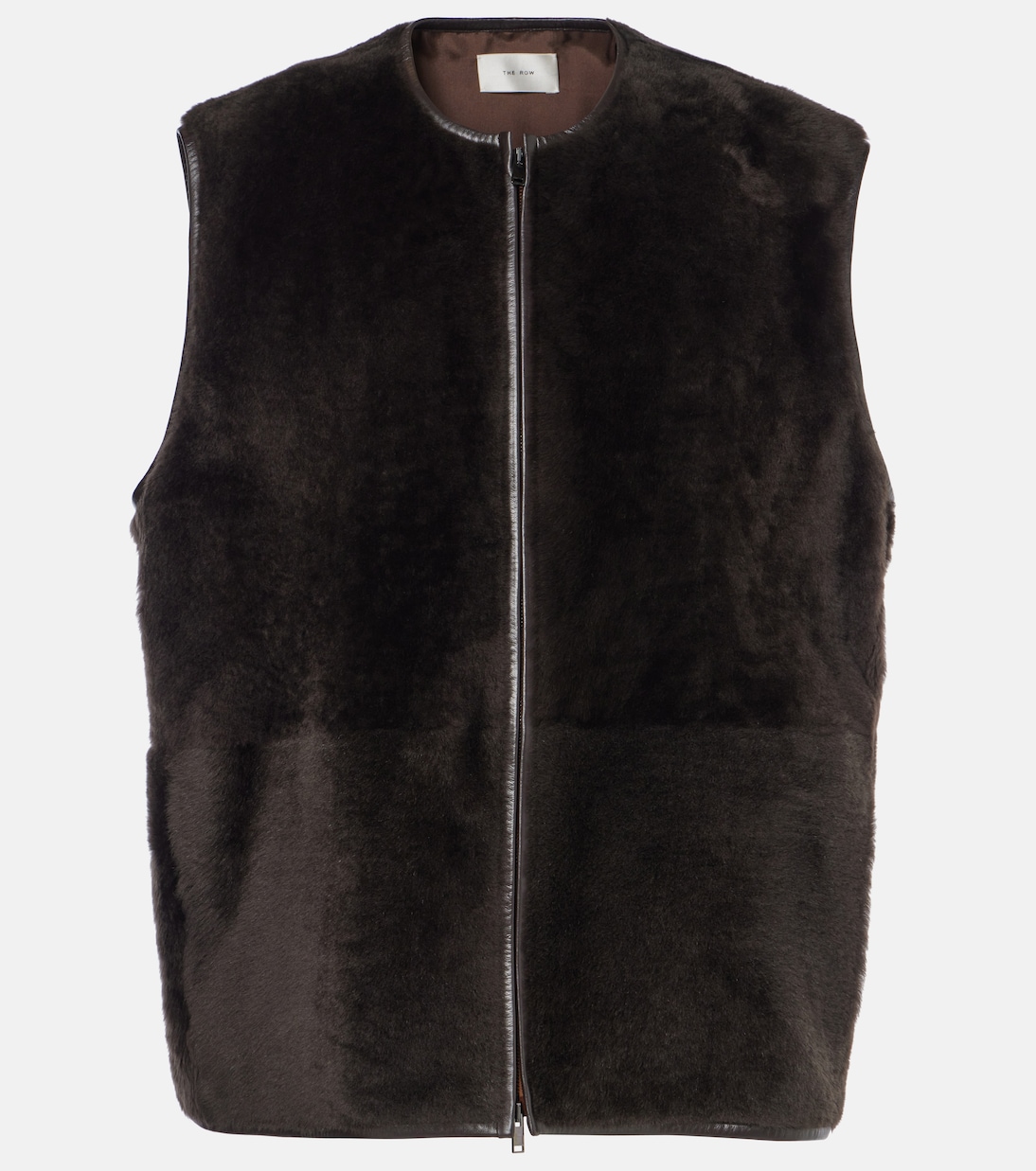 Andi shearling vest | The Row