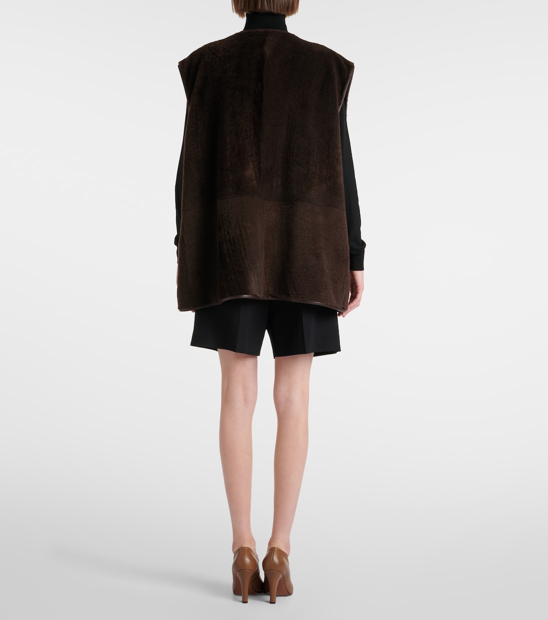 Andi shearling vest | The Row