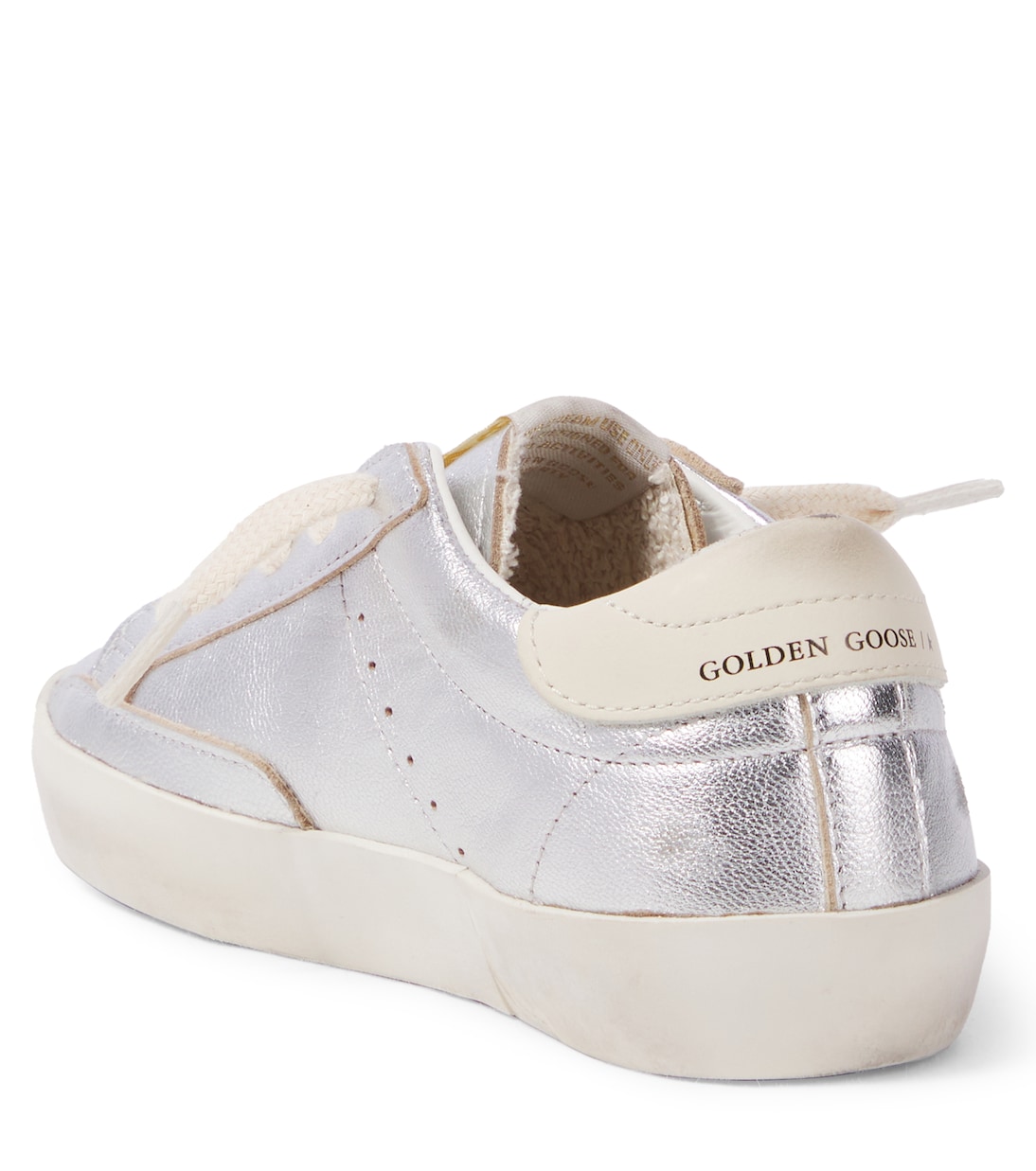 Sneakers Super-Star aus Metallic-Leder | Golden Goose Kids