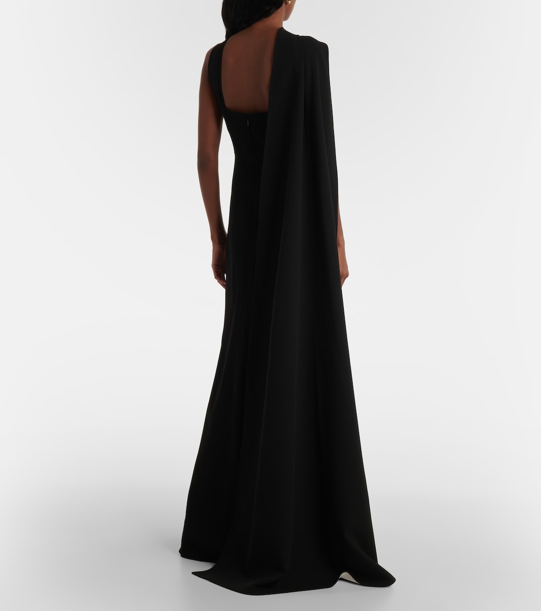 Abito lungo asimmetrico in cady | Roland Mouret