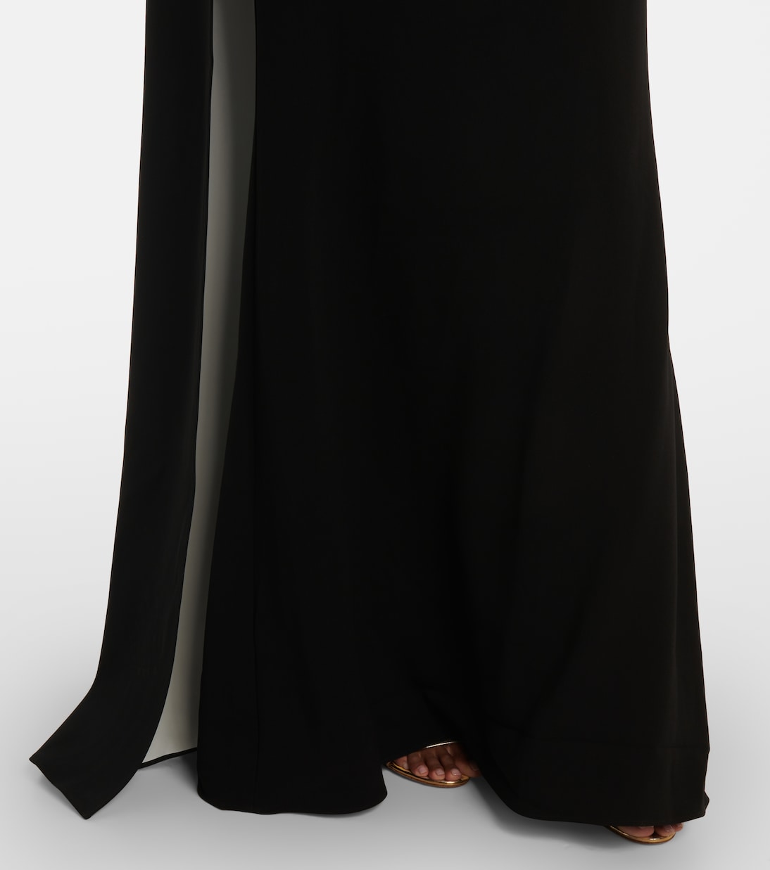 Abito lungo asimmetrico in cady | Roland Mouret