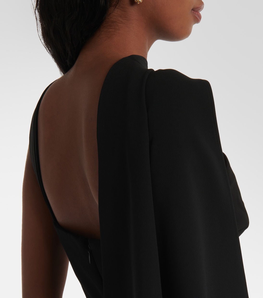 Abito lungo asimmetrico in cady | Roland Mouret