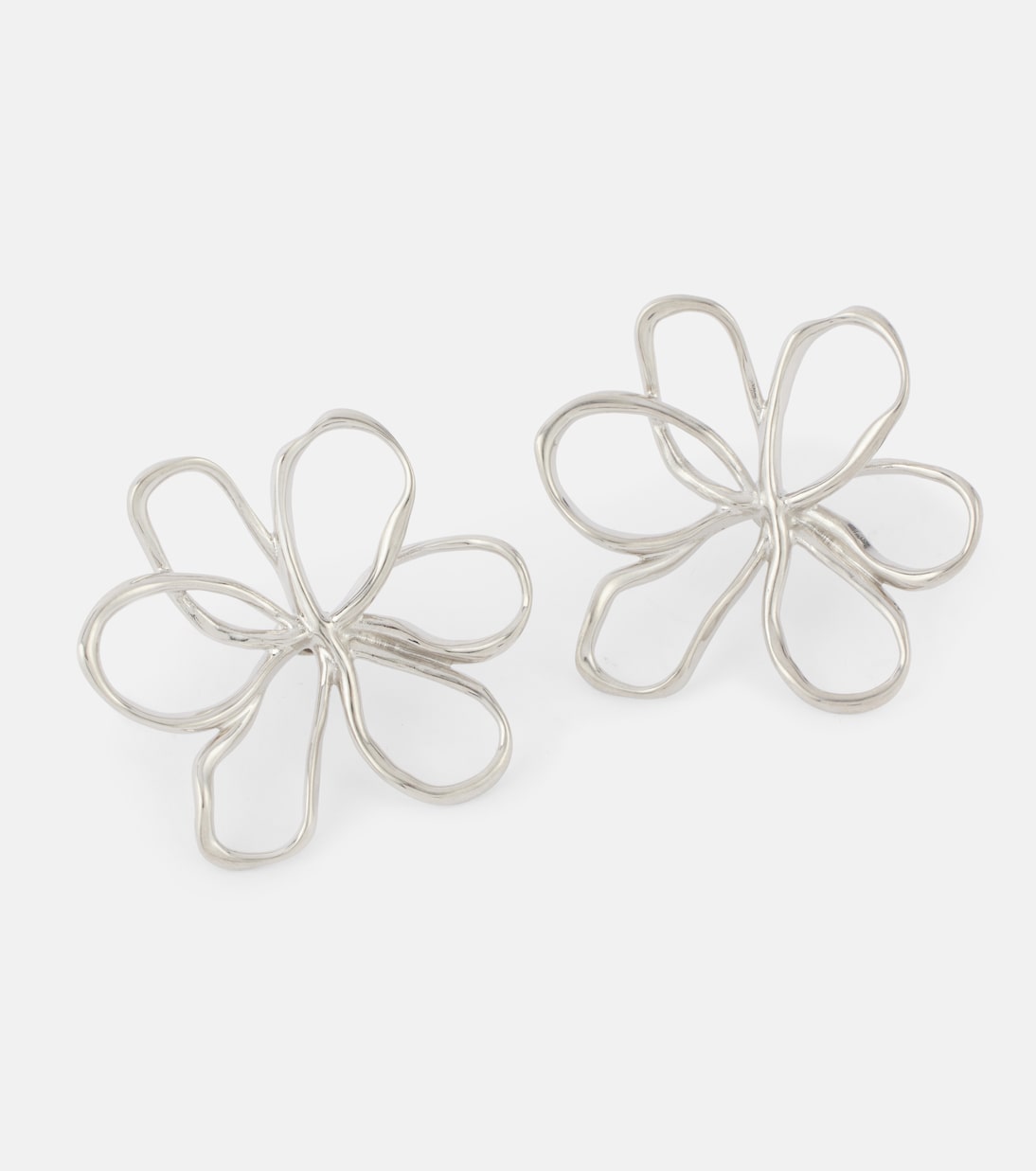 Boucles d’oreilles Threaded Flower Small | Oscar de la Renta