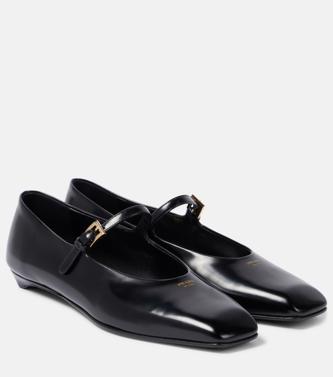 Ballerines Mary Jane en cuir | Prada