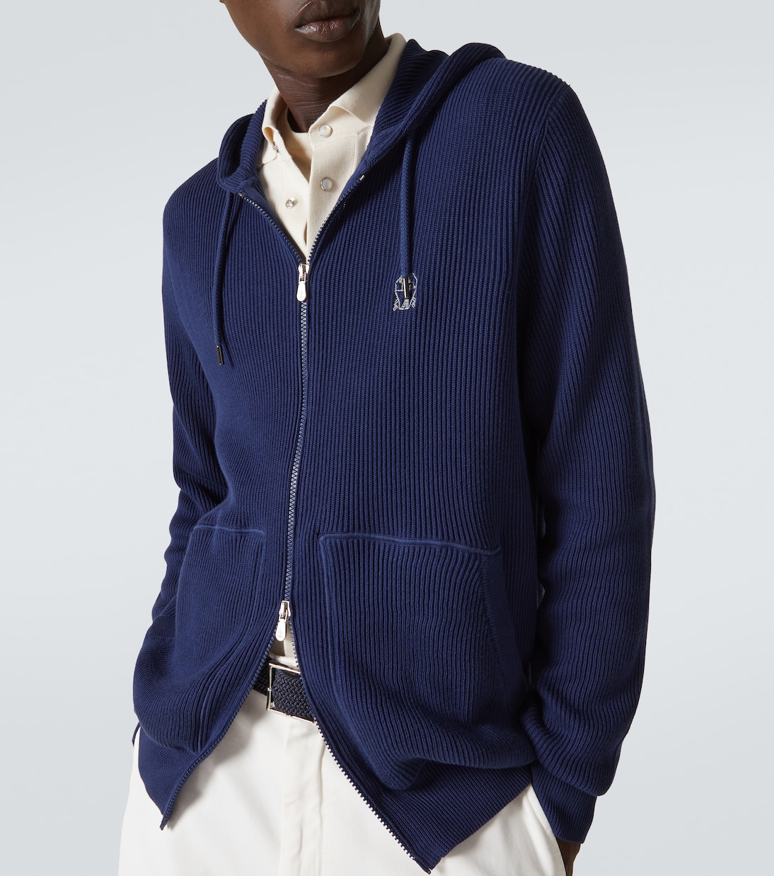 Sudadera con capucha de algodón | Brunello Cucinelli