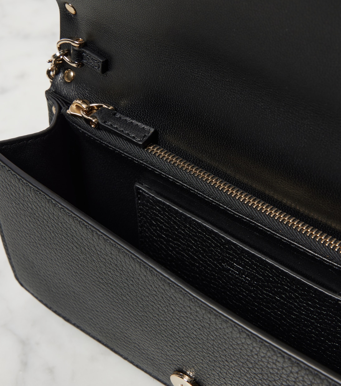 Rockstud leather wallet on chain | Valentino Garavani