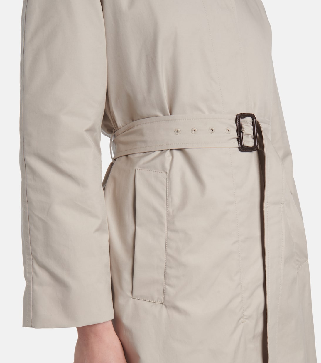 Mantel The Cube Orleans aus Twill | Max Mara
