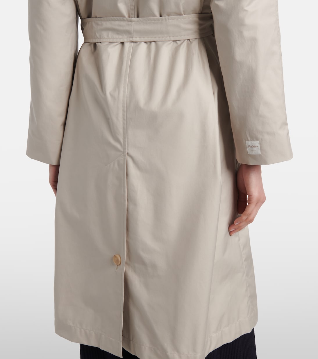 Mantel The Cube Orleans aus Twill | Max Mara