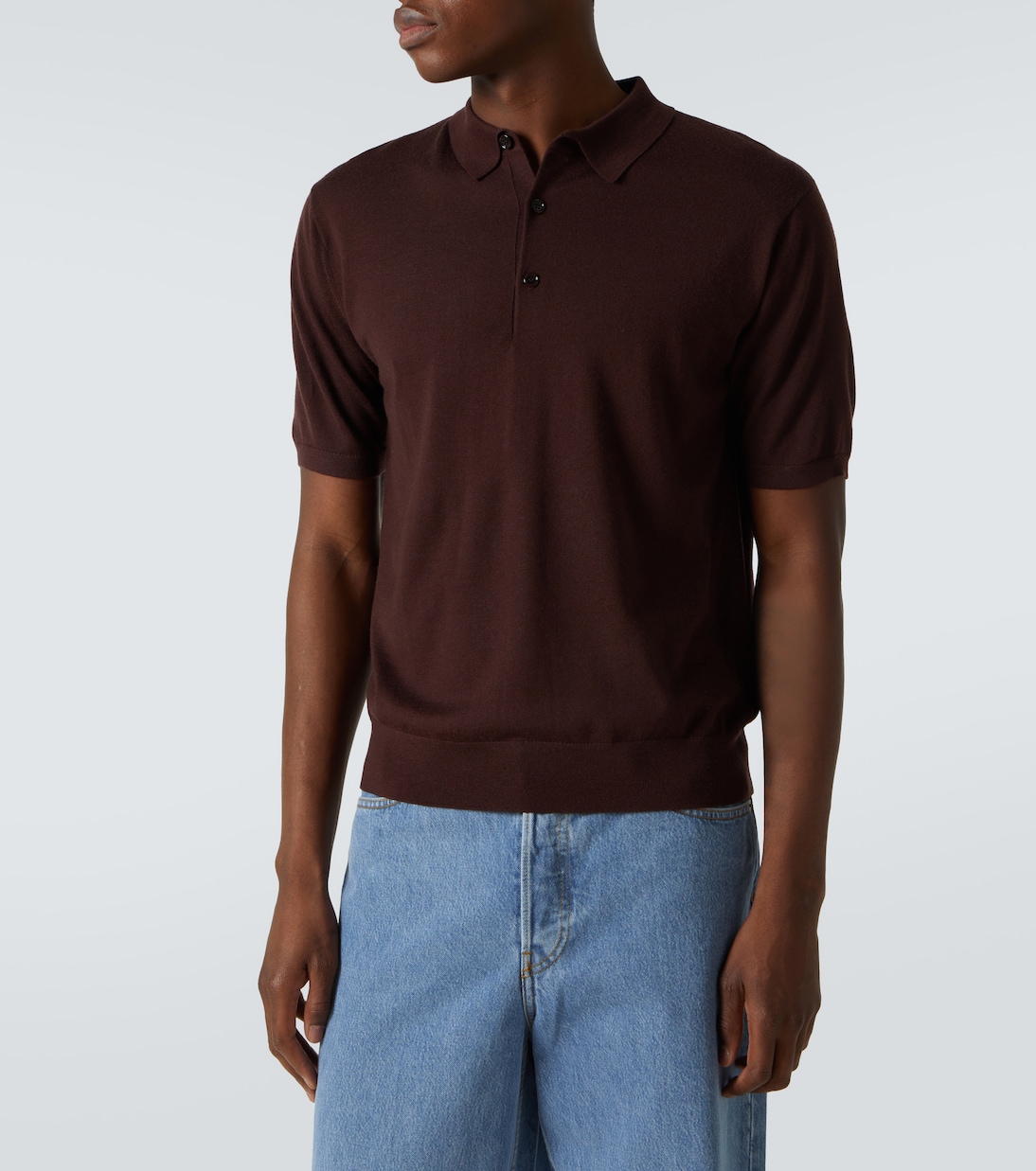Wool polo shirt | Dries Van Noten